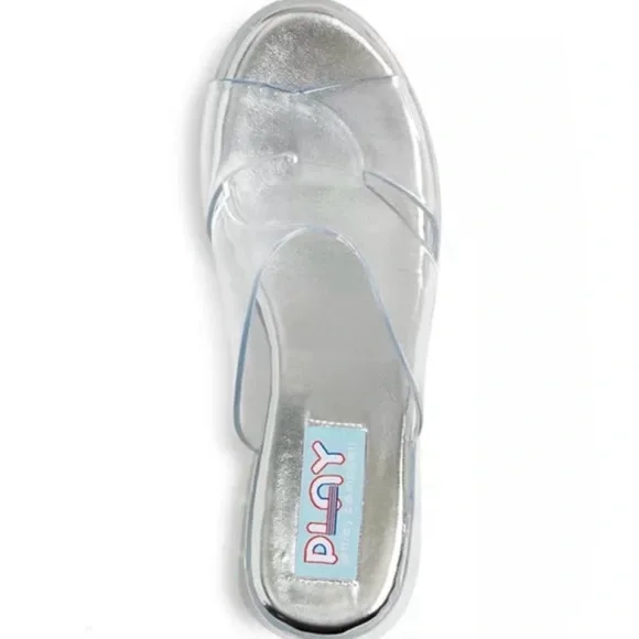 Clear Platform Sandals Jeffrey Campbell PLAY size 7 - Picture 3 of 4